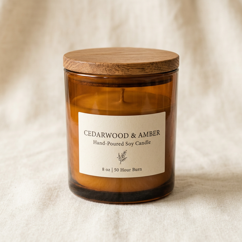 Vela Aromática de Soya